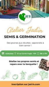 atelier jad'in semis 3 mai