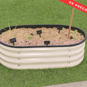 Bac acier galvanisé Jad'in - ivoire