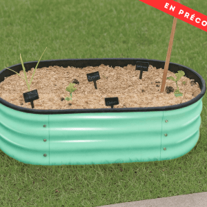 Bac acier galvanisé Jad'in - vert turquoise